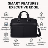 Highbury – Dual Compartment Executive Briefcase