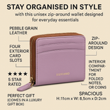 Amber Zip Around Wallet