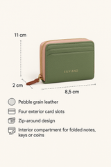 Amber Zip Around Wallet