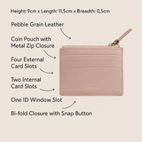 Zipped Coin & Card holder