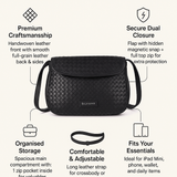 Carlisle – Woven Leather Crossbody