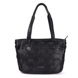 Corfe – Woven Leather Shopper Tote