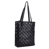 Sherborne – Woven Leather Vertical Shopper