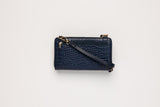 Zip-Around Wallet with Crossbody Strap