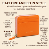 Amber Zip Around Wallet