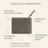 Zipped Coin & Card holder