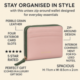 Amber Zip Around Wallet