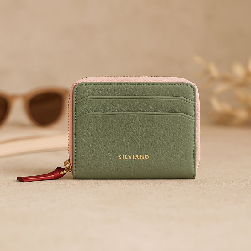 Amber Zip Around Wallet