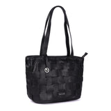 Corfe – Woven Leather Shopper Tote