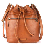 Soho – Drawstring Leather Bucket Bag