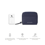 Trackable Amber Zip Around Wallet